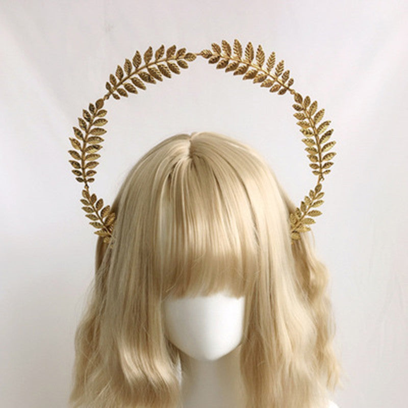 Golden Angel Feather Crown Collection – Heavenly Festival Headpieces