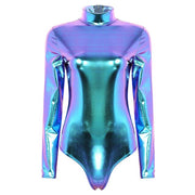 Shiny Metallic Dance Bodysuit