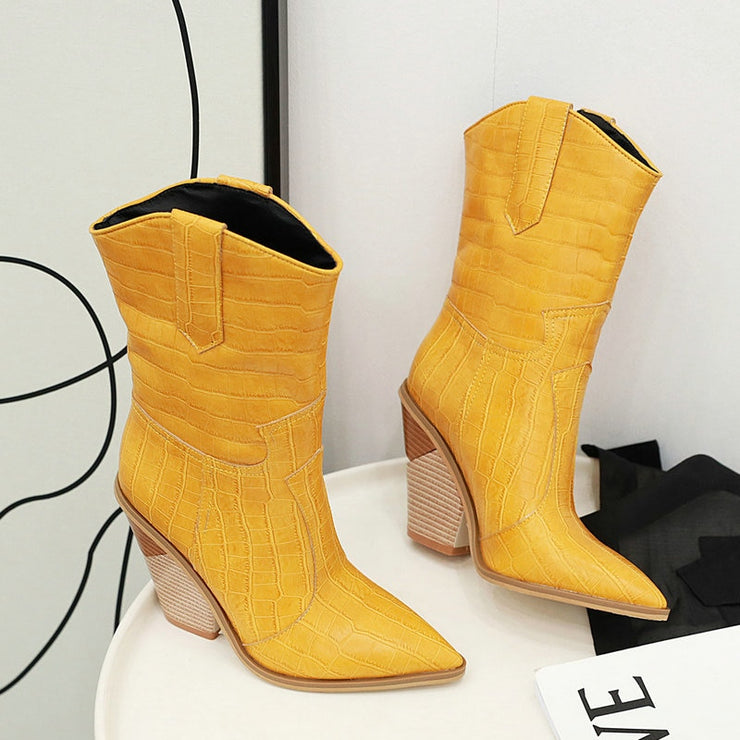 festival western ankle boots