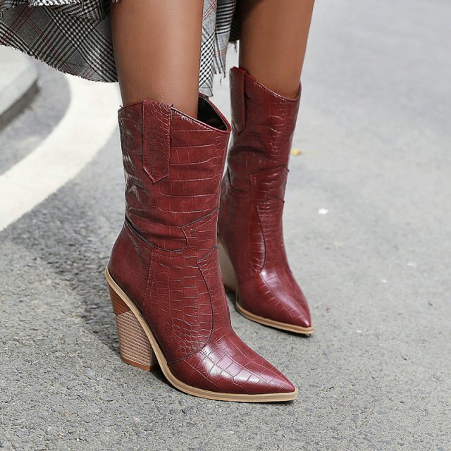festival western ankle boots
