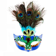 Venetian peacock feather Mask