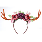 Sila´s Floral vintage style horn headpiece