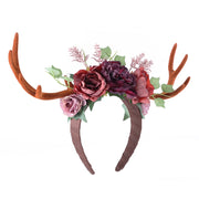 Sila´s Floral vintage style horn headpiece