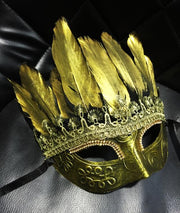 Adam Gold Lace Mask
